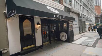 El restaurante Cellini es uno de los que decidió abandonar las veredas en Nueva York