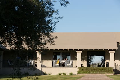 El restaurante de la bodega Vistalba, en Mendoza.