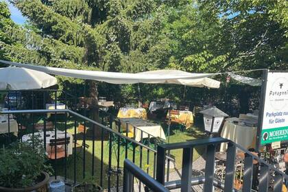 El restaurante queda en el punto tripartito de Austria, Alemania y Suiza