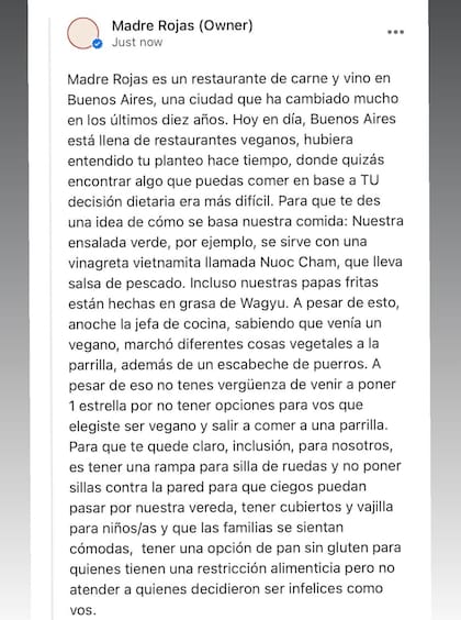 El restaurante respondió sin filtros (Captura: X @BurgerFcts)