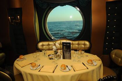 El restaurante The Golden Lobster, un lujo, es el principal del buque
