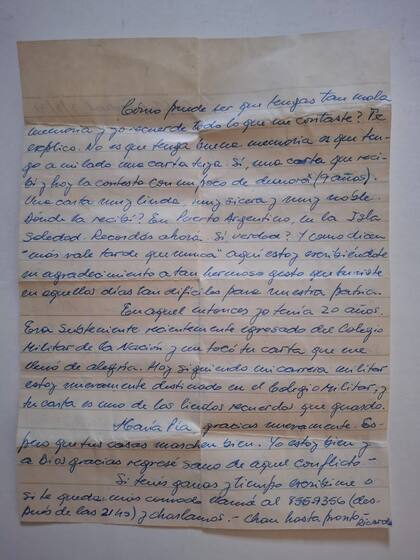 El resto de la contestación de Manuel