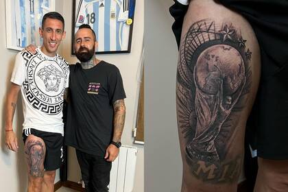 El resultado del tatuaje de Ángel Di María de la Copa del Mundo