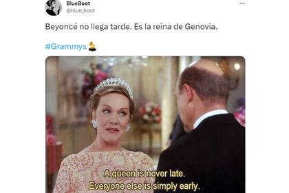 El retardo de Beyoncé fue parte de la conversación en redes