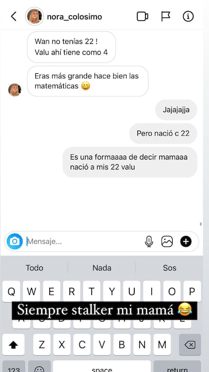 El reto de la mamá de Wanda Nara: "Hacé bien las matemáticas"
