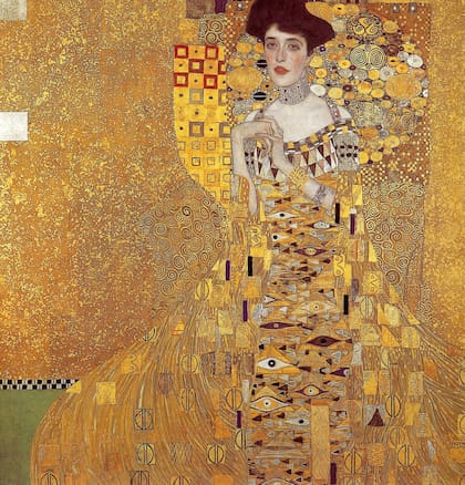 El retrato de Adele Bloch-Bauer pintado en 1914 por Gustav Klimt, en 
Neue Galerie.