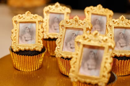 El retrato de Austen se recreó incluso en los cupcakes y las galletitas a la hora del té