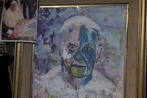 Un argentino que pintó a Maradona y al papa Francisco logró con ambos algo inesperado