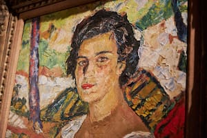 El "Retrato femenino" pintado por Jorge Beristayn en la década del 1940 se incorporó a la colección del Museo de Arte Decorativo