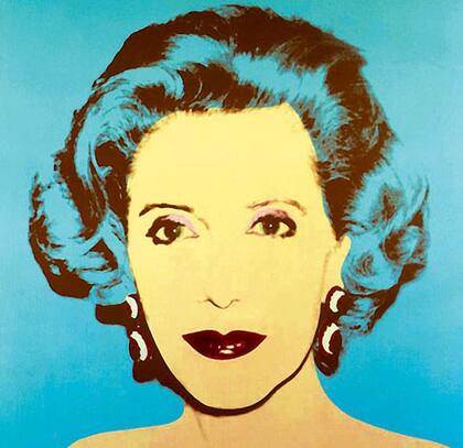 El retrato que Andy Warhol hizo de la "Dama del cemento"