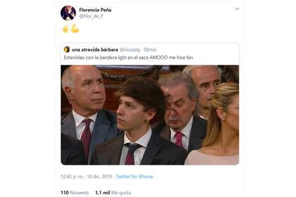 El retuit de Florencia Peña