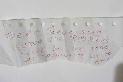 El reverso del mensaje: contra el peronismo