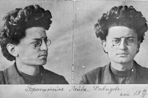El revolucionario ruso León Trotski en su juventud