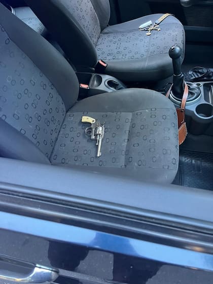 El revólver calibre 32 que secuestró la Policía