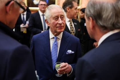 El rey Carlos III, en una recepción en el Palacio de Buckingham, en Londres, en noviembre pasado. (Daniel LEAL / POOL / AFP)
