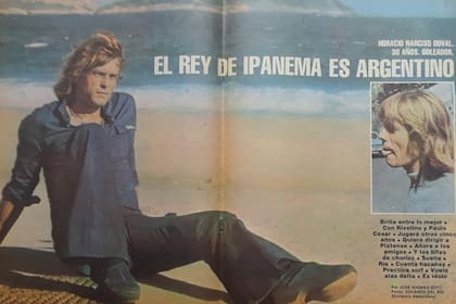 "El rey de Ipanema es argentino", la entrevista con el Loco Doval en su época de esplendor jugando en los clubes de Río de Janeiro.