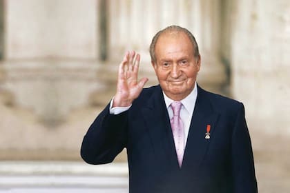 El rey emérito de España Juan Carlos I