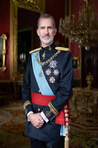 El rey Felipe VI, de gala. Crédito: Casa Real