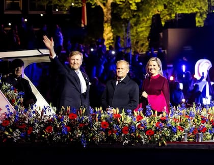 El rey Guillermo Alejandro y la reina Máxima dijeron presente en el concierto de cierre del Día de la Liberación (Foto: Instagram @koninklijkhuis)