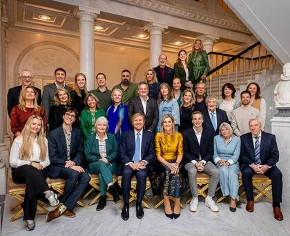 El rey Guillermo Alejandro y la reina Máxima organizaron un almuerzo en el Palacio Noordeinde (Foto: Instagram @koninklijkhuis)