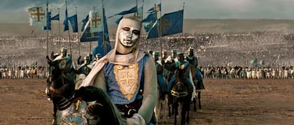 El rey leproso, en el filme El reino de los cielos