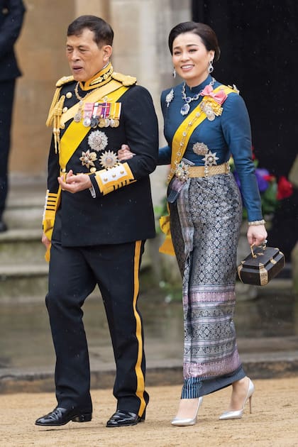 El rey Vajiralongkorn de Tailandia y la reina Suthida.