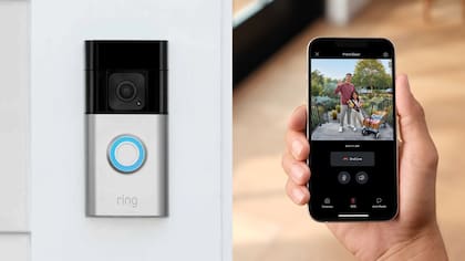 El Ring Video Doorbell  está a la venta por US$ 50 para miembros Prime, un descuento del 50%/ imagen: Amazon