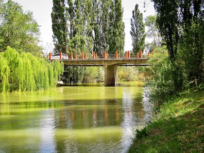 El Río Chubut, en Gaiman.