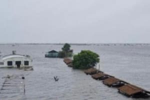 Angustia en Corrientes por el avance de la inundación sobre miles de hectáreas