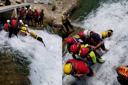 El río Guadalupe creció casi 8 metros en 45 minutos
