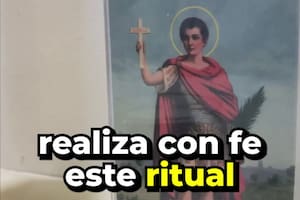 El ritual de San Expedito que compartió Niño Prodigio
