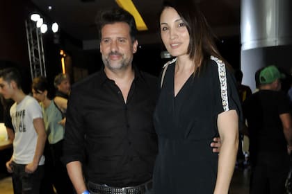 José María Listorti y su esposa Mónica González no quisieron perderse El robo del siglo