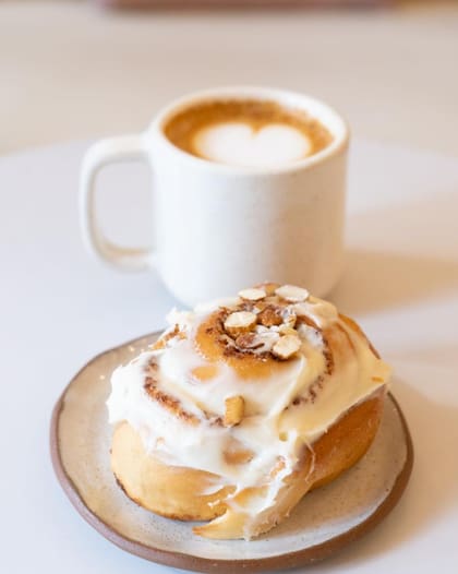 El roll de canela, un clásico de Borja.