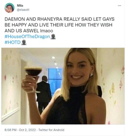 El romance entre Daemon y Rhaenyra no podía estar ausente en los memes