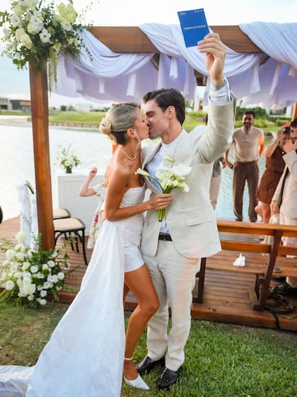 El romántico casamiento de Cale y Nico (Foto: @caleruggeri)