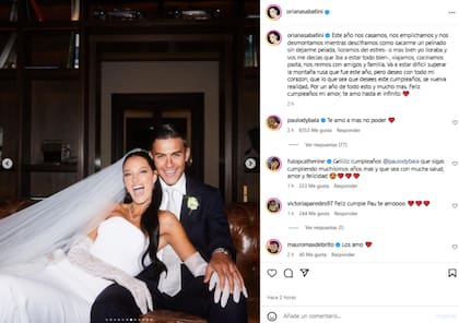 El romántico mensaje que le dedicó Oriana Sabatini a Paulo Dybala por su cumpleaños (Foto: Instagram @orianasabatini)