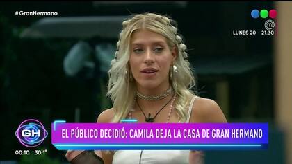 El rostro de Camila al oír los gritos de la tribuna