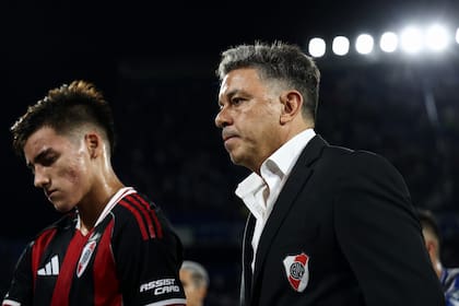 El rostro de Gallardo luego de la derrota de River ante Vélez