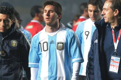 El rostro de Leo lo dice todo