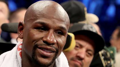 El rostro de Mayweather, sin un rasguño