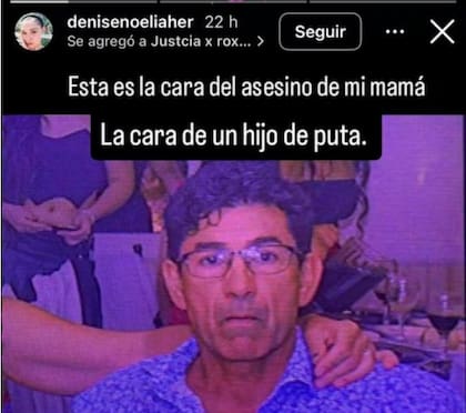 El rostro del agresor en redes sociales.