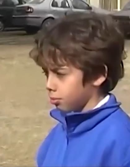 El rostro jovial de Luck Ra en su época como futbolista