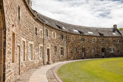 El Round Square de Gordonstoun, donde residen los alumnos pupilos