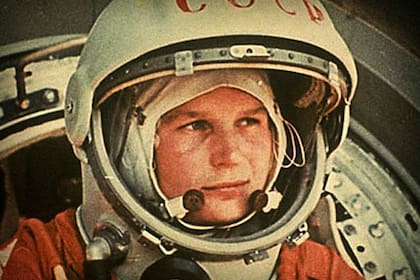 El ruso Yuri Gagarin antes de despegar
