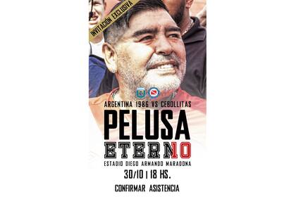 El sábado en el estadio Diego Armando Maradona se honrará la memoria del Pelusa