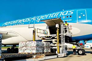 El sábado pasado, llegaron al país desde Estados Unidos 3,5 millones de vacunas de Moderna