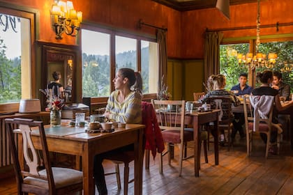 El salón comedor de Posada Los Juncos