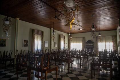 El salón comedor del hotel es el mismo de hace más de un siglo