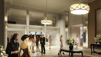 El salón de reuniones