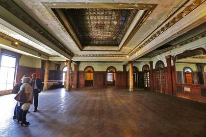 El salón de baile del primer piso, al que se podrá acceder el 10 de noviembre